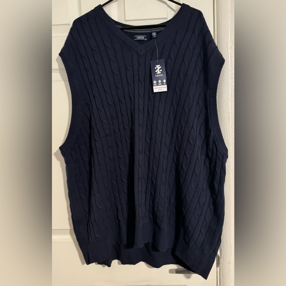IZOD Dark Blue Sweater Vest